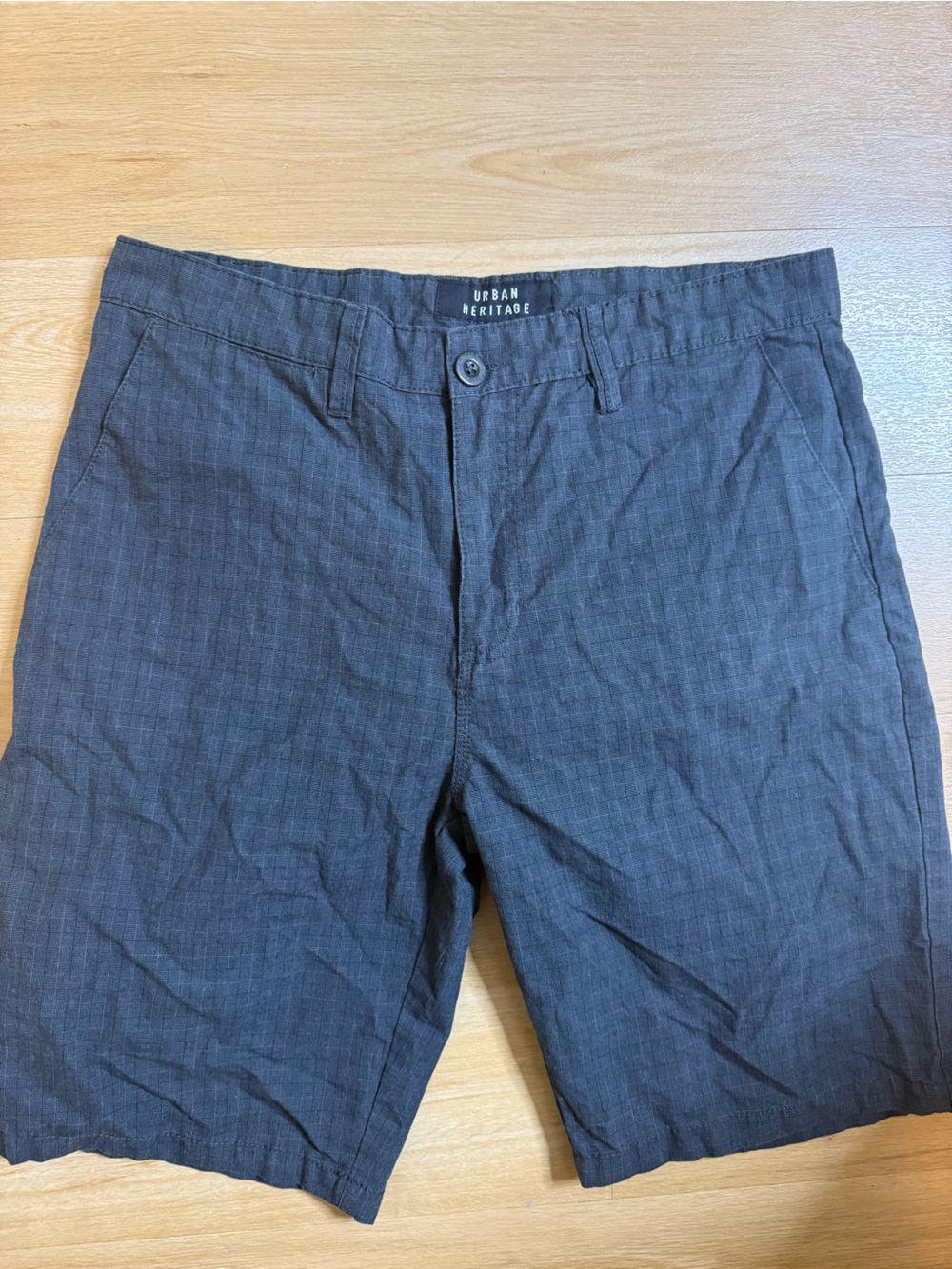 Urban Heritage Charcoal Textured Shorts Men's Size 34